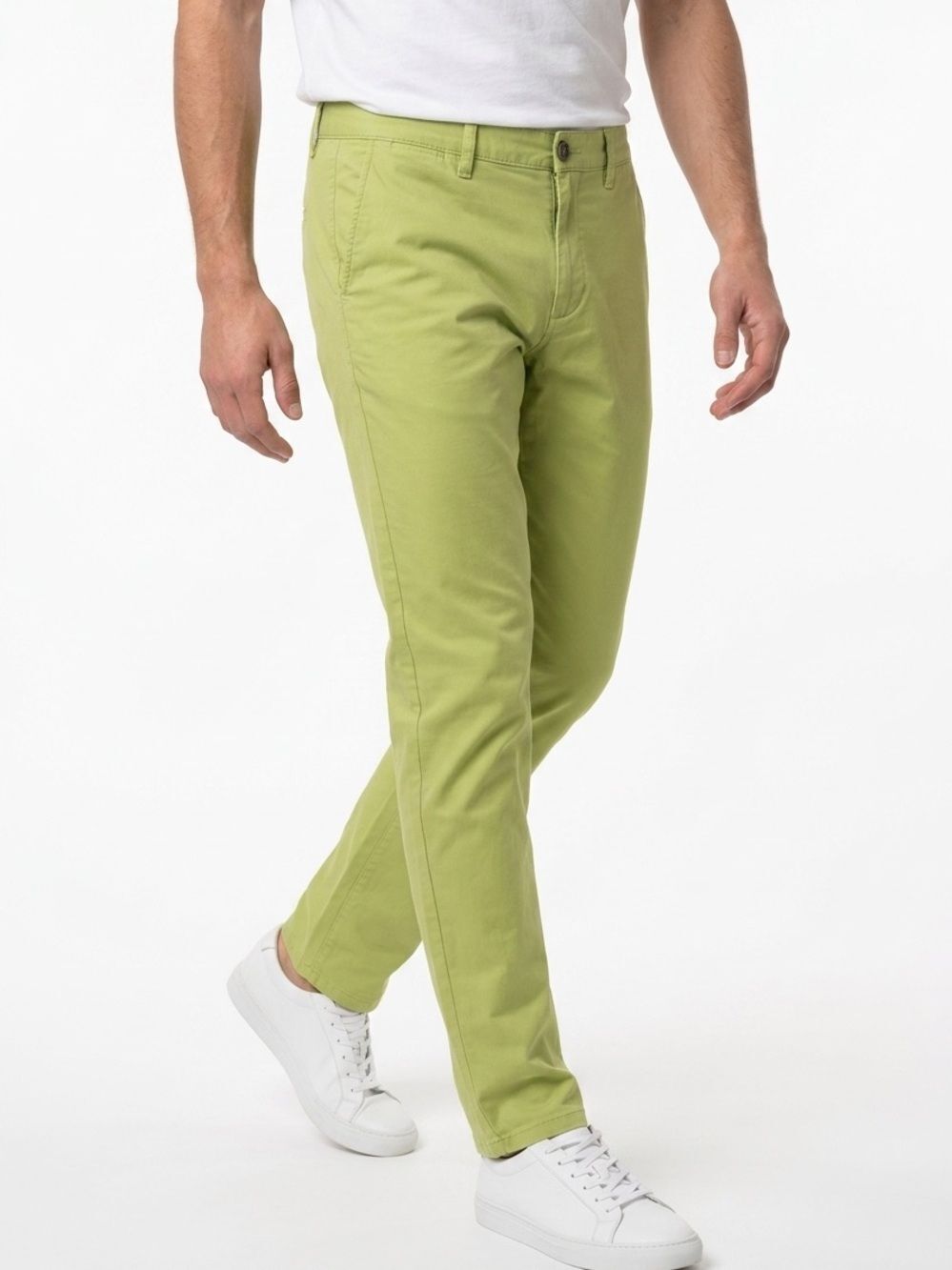 BENNY GOLD | NEW Avocado Green Khaki Style Relaxed Chino Pants Men’s Size 34x32